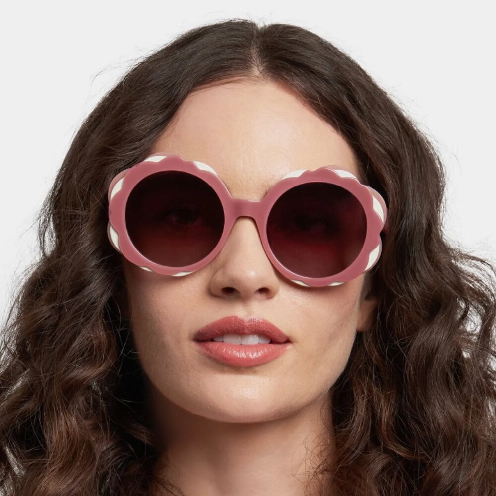 NWOT Kate Spade vivi 54mm round sunglasses